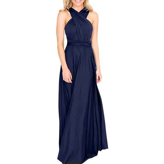 Sexy Maxi Club Dress Women Boho Red Bandage Long Cocktail Dress For Women Party Bridesmaids Formal Dresses For Women 2024