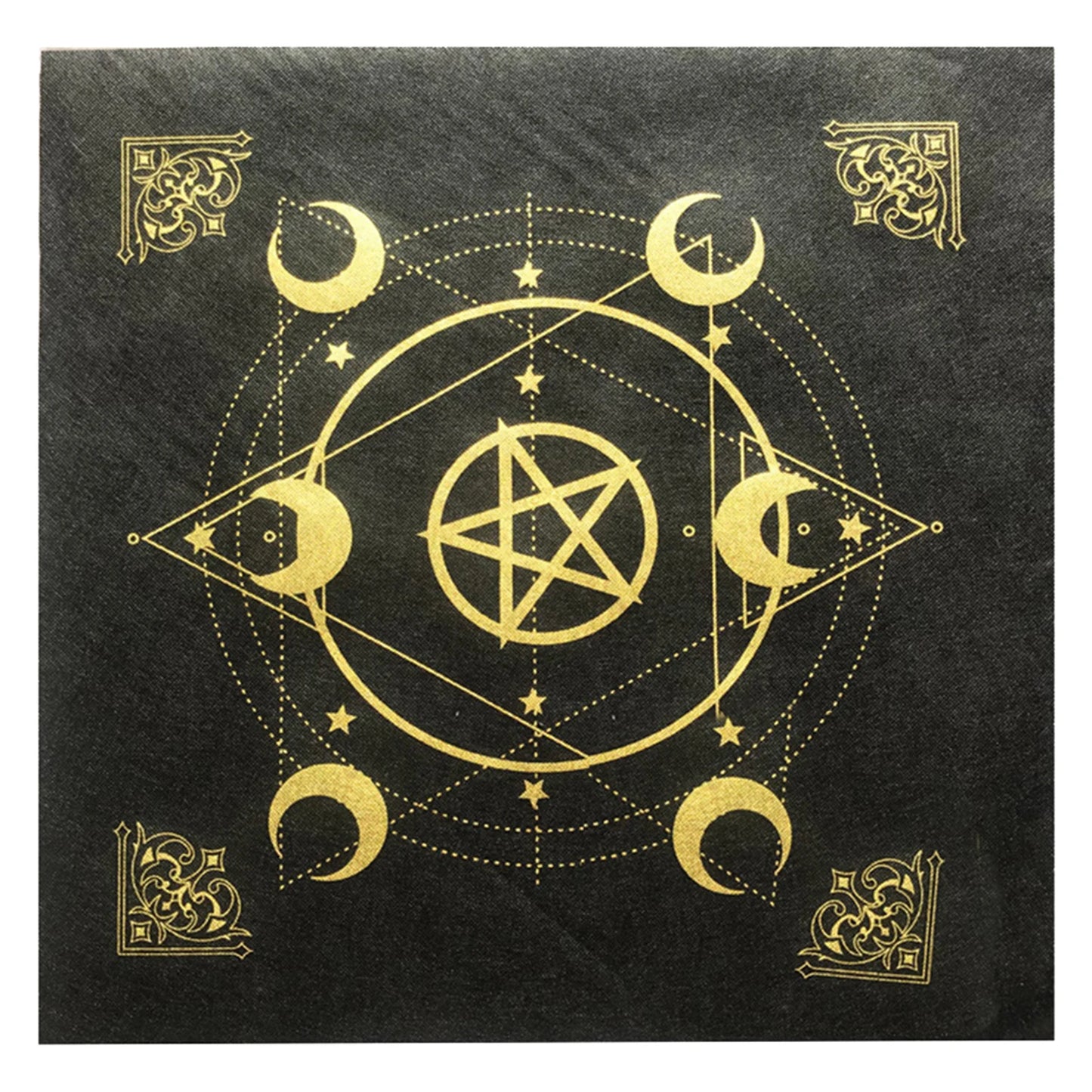 The Flower Of Life Crystal Lattice Soft Lightweight Tarot Cards Special Tablecloth Tarot Deck Game Table Cloth Board Games
