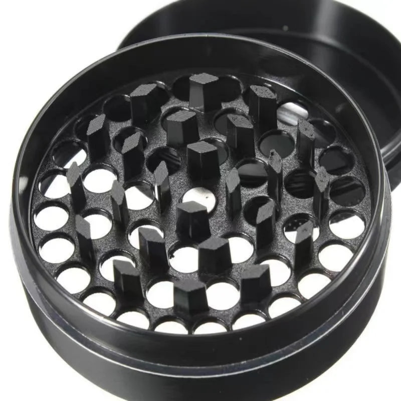 Mini 40mm, 4-layer tobacco grinder, manual zinc herbal flavor grinder, grass smoke crusher, cigarette accessories