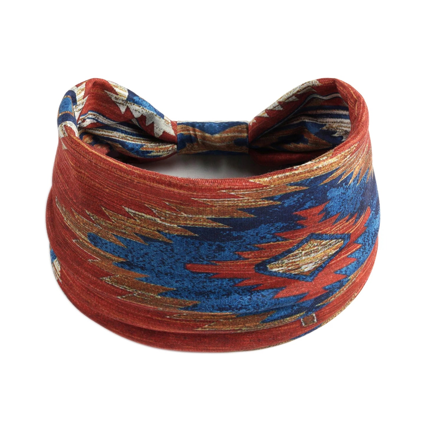 Bohemian Style Elastic Hair Bands Yoga Headband Women Headwear Print Vintage Cross Unisex Scrunchies Hair Accessories