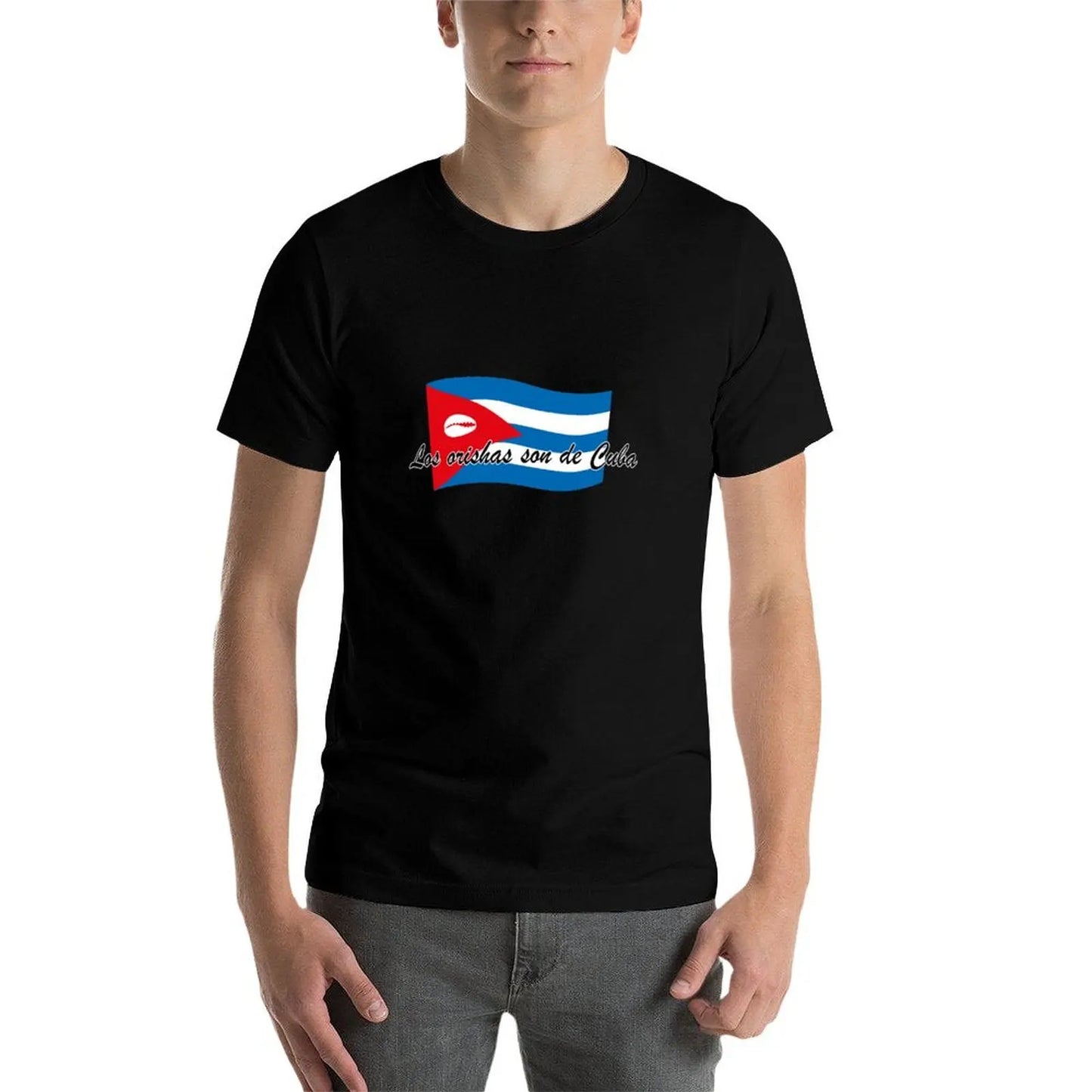 Los Orishas son de Cuba T-Shirt baggy shirts vintage graphic t shirts animal prinfor boys mens t shirts
