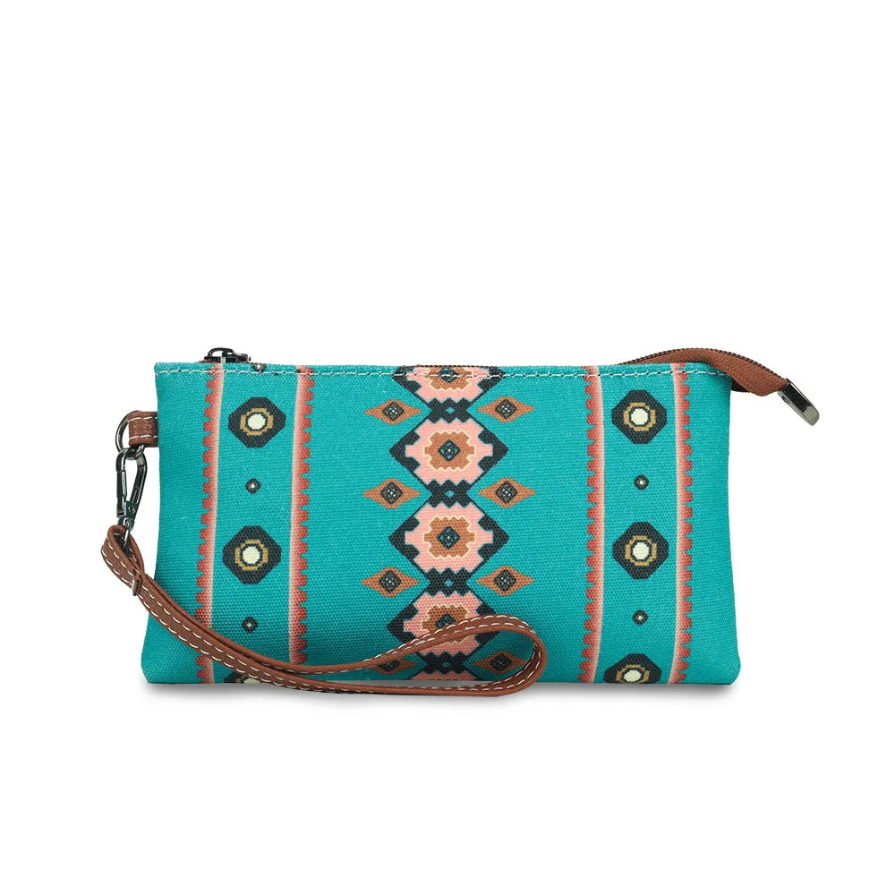 Hot Selling Bohemian Style Women's Wallet Fashion European American Retro Portable Women's Bag Leisure Trend Zipper Small Wallet
