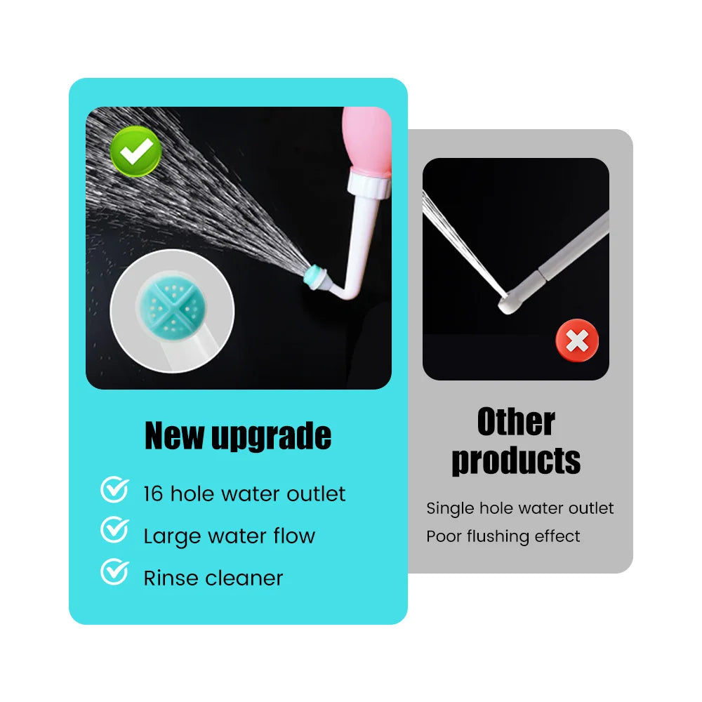 Portable Bidet Spray Handheld Travel Bidet For Pregnant Women Baby Cleansing Water Washer Bottle Washing Hygiene Nozzle Toilet
