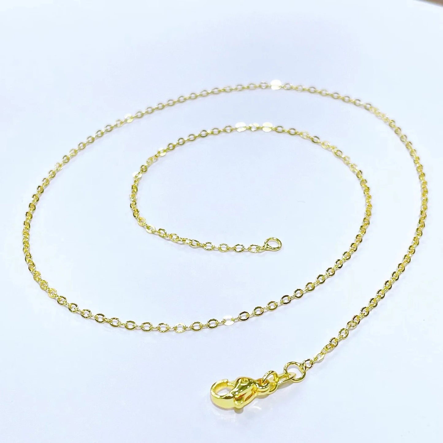 Gold Color Holy Spirit Eagle Charms Cubic Zirconia Necklace for Women/Men CZ Choker Chain Pendant DIY Jewelry Accessories Gift