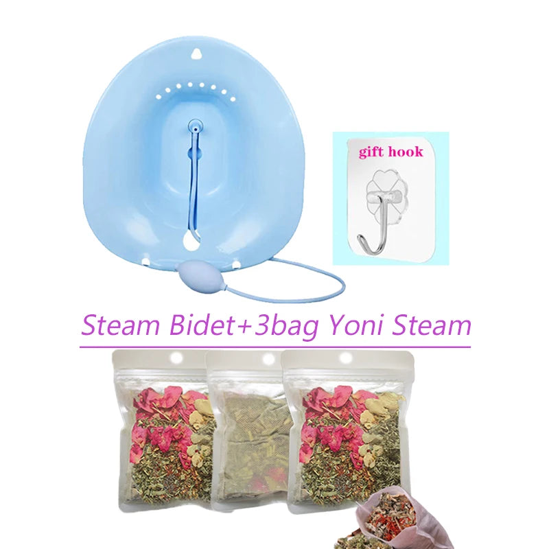 Women Yoni steam & Yonisteam Bidet Feminine Hygiene Yoni Steam Seat Chinese Herbal Detox Steam Yoni SPA for Women Vaginal Health