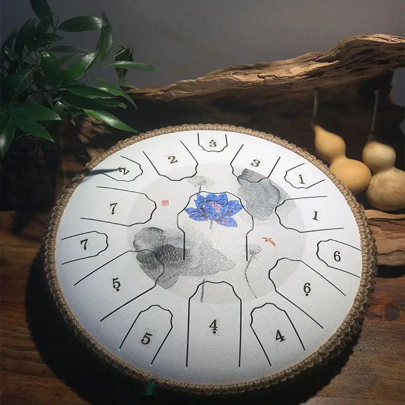 Panem Tongue Drum 13 Inch Steel Tongue Drum Accessories Musical Instruments Percussion Meditation Spiritual Chamanico Drums