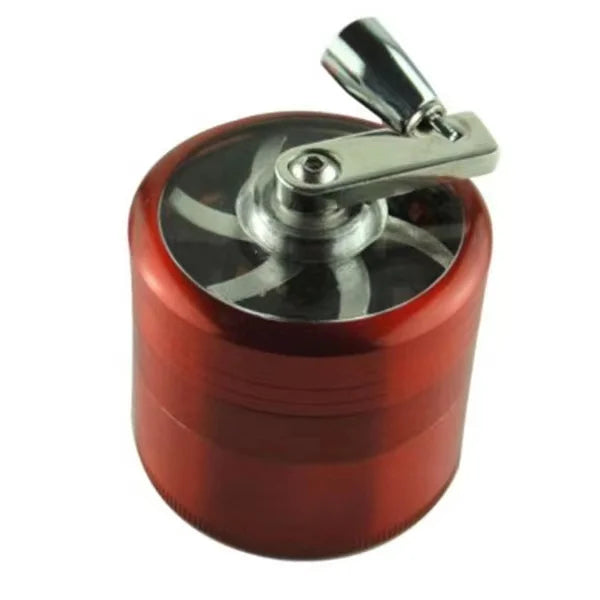 Mini 40mm, 4-layer tobacco grinder, manual zinc herbal flavor grinder, grass smoke crusher, cigarette accessories