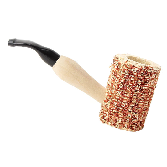 1/6pcs Small Corn Smoking Pipe Practice Corn Tobacco Pipe Cigarette Pipes Disposable Corncob Pipe Smoke Pipe Corn Cob Pipe 102mm