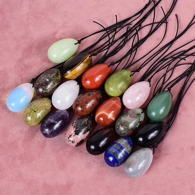 3pc/4pc Yoni Egg Women Kege Exercise Ball Set Natural Jade Stone Yoni Wand Train Pelvic Muscles Vaginal Massage Wellness Health