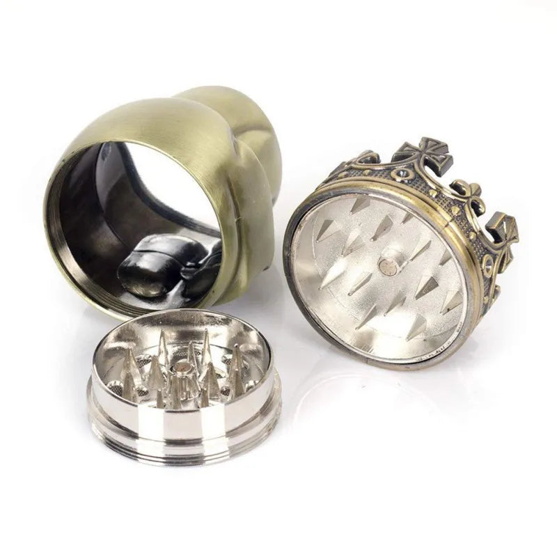 Punk Ghost Head Skull Style Plastic Tobacco Grinder Herbal Herb Hand Muller Smoke Grinders Smoking Accessories