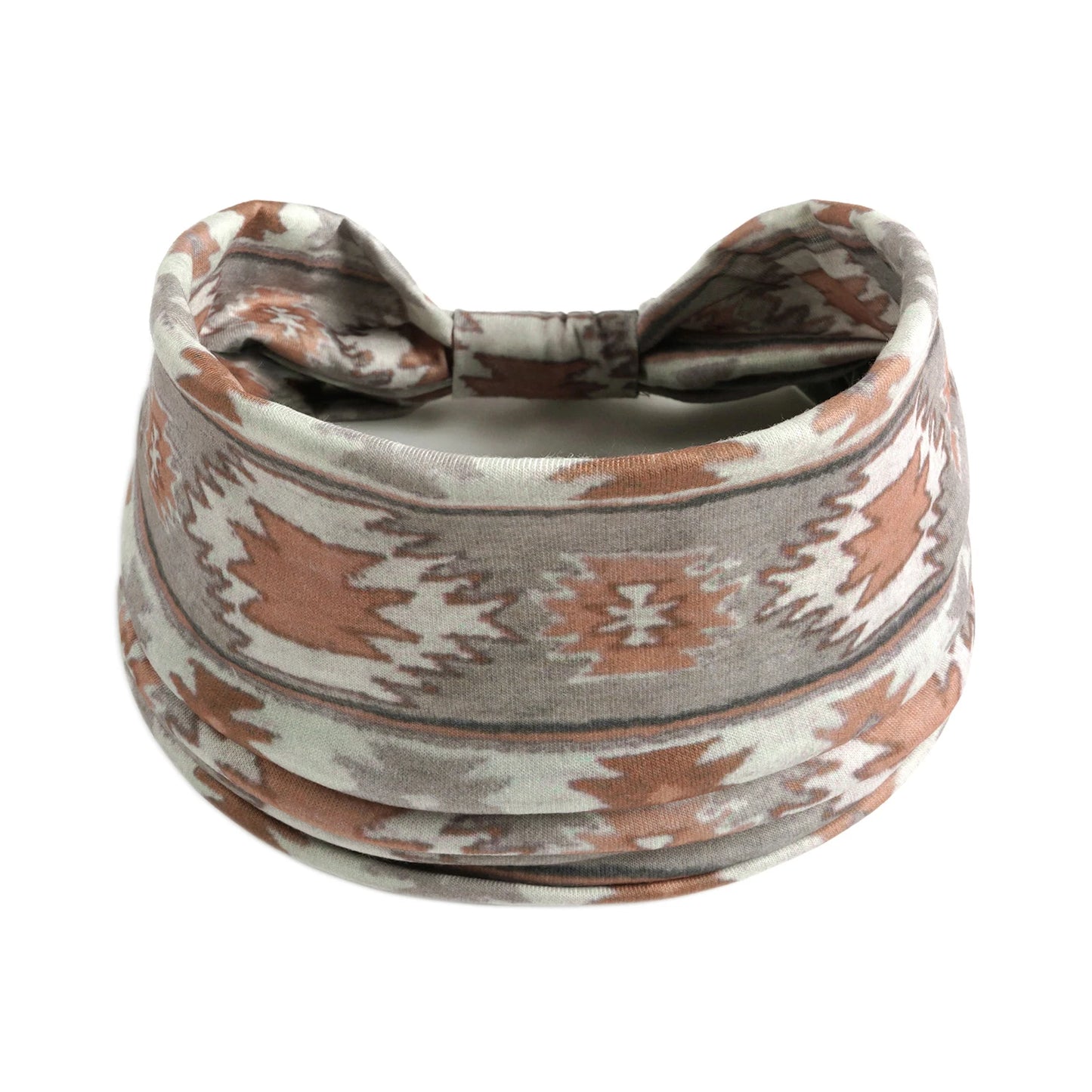 Bohemian Style Elastic Hair Bands Yoga Headband Women Headwear Print Vintage Cross Unisex Scrunchies Hair Accessories