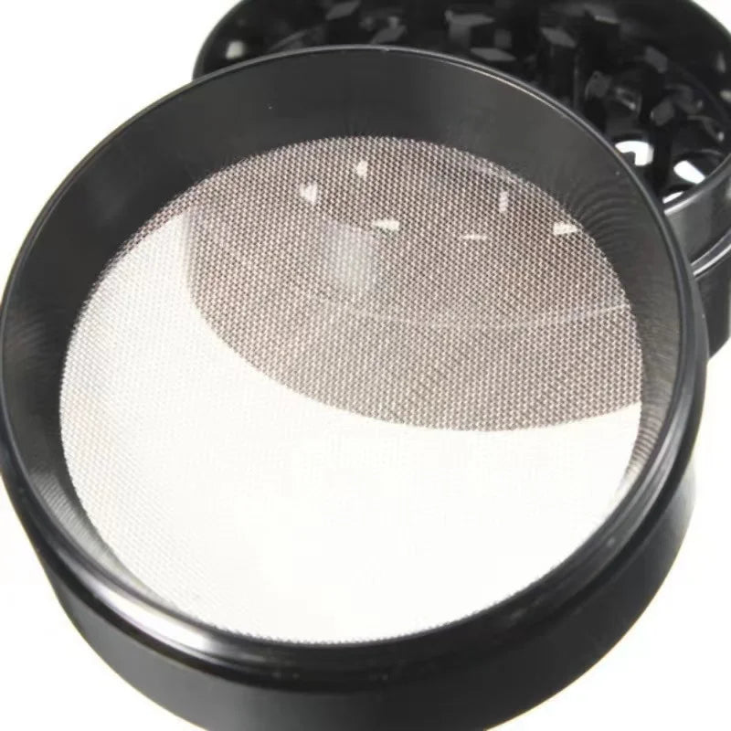 Mini 40mm, 4-layer tobacco grinder, manual zinc herbal flavor grinder, grass smoke crusher, cigarette accessories