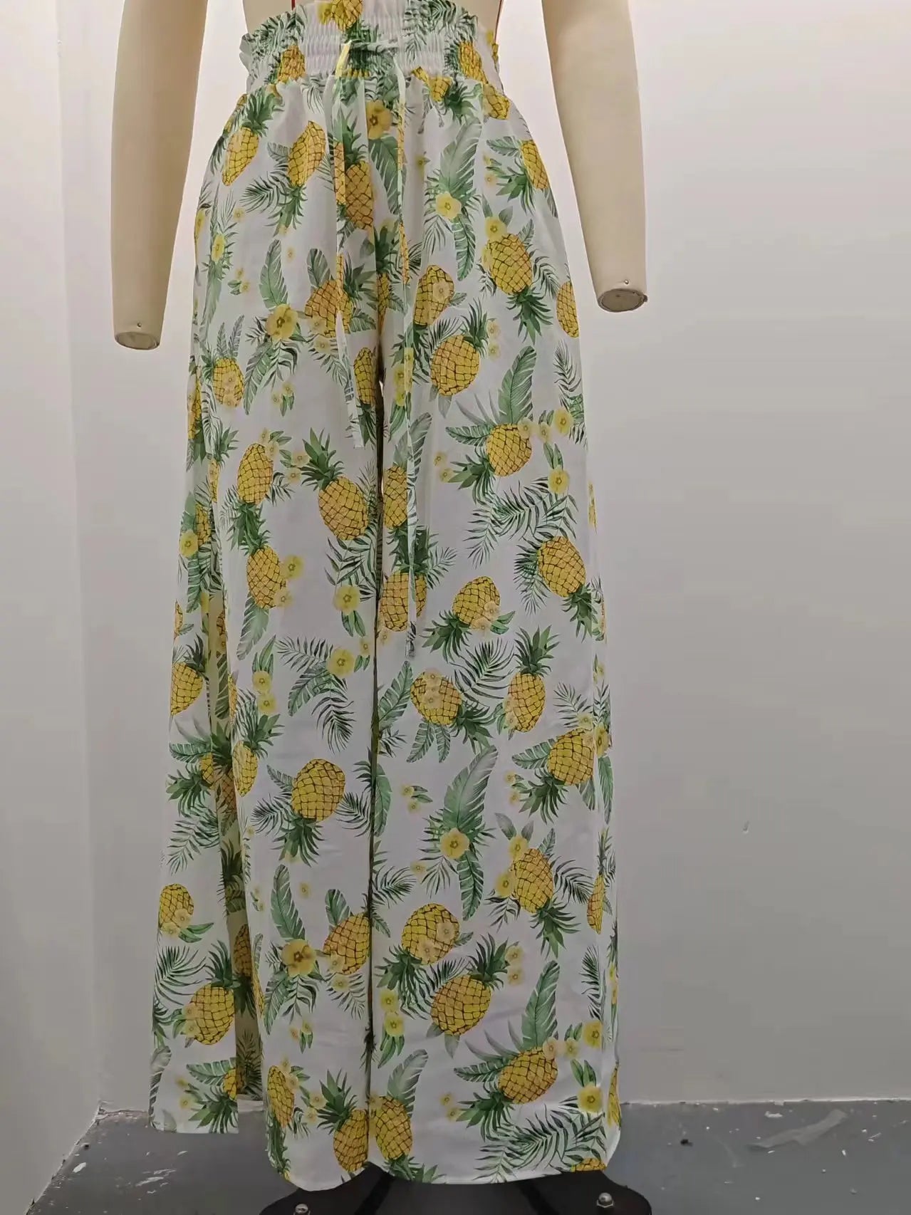 Women's Boho Pant Casual High Waist Loose Sweatpants Trousers Capris Wide Leg Pants Skirt Fashion Women Clothes Pantalones Mujer