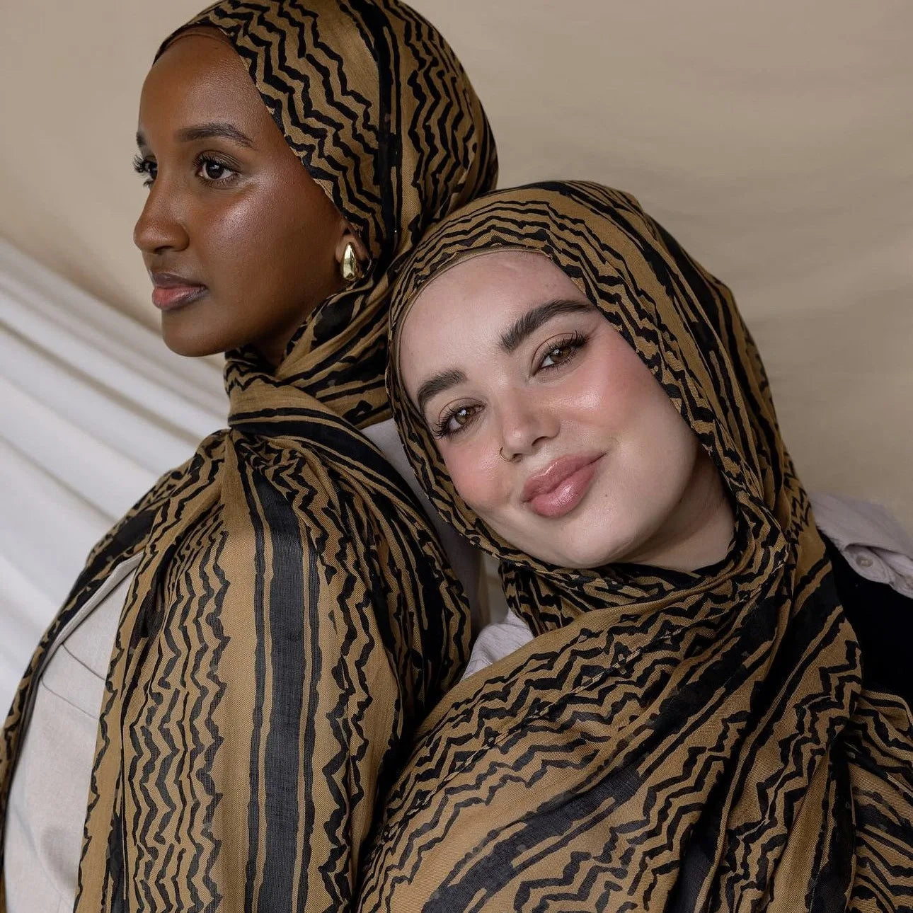 1Pcs Islam Ramadan Watercolor Print Hijab Women Bohemian Soft Muslim Hijabs Foulard Femme Shawl Wrap Scarf Headscarf