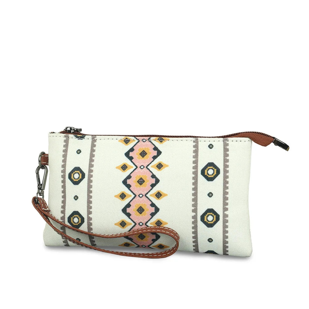 Hot Selling Bohemian Style Women's Wallet Fashion European American Retro Portable Women's Bag Leisure Trend Zipper Small Wallet