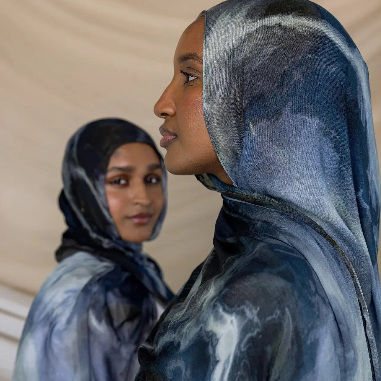 1Pcs Islam Ramadan Watercolor Print Hijab Women Bohemian Soft Muslim Hijabs Foulard Femme Shawl Wrap Scarf Headscarf