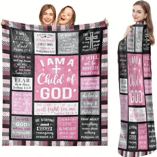 Christian Gifts For Women Blanket I Am A Child Of God Blankets Inspirational Religious Gifts Catholic Spiritual Gifts For Women