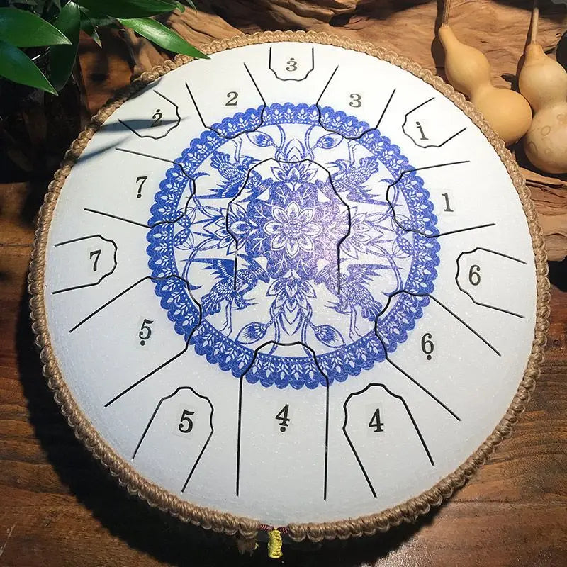 Panem Tongue Drum 13 Inch Steel Tongue Drum Accessories Musical Instruments Percussion Meditation Spiritual Chamanico Drums