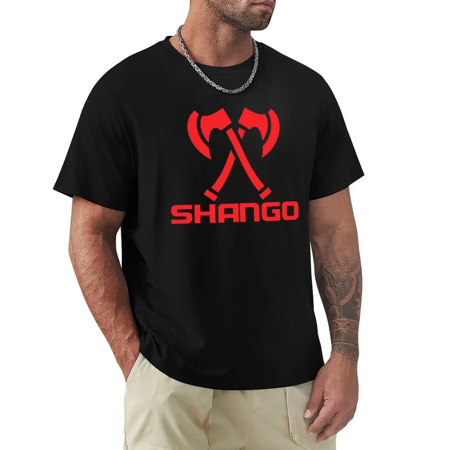Shango Orishas Yoruba Santeria T-Shirt anime t shirts vintage clothes shirts graphic tees mens fashion