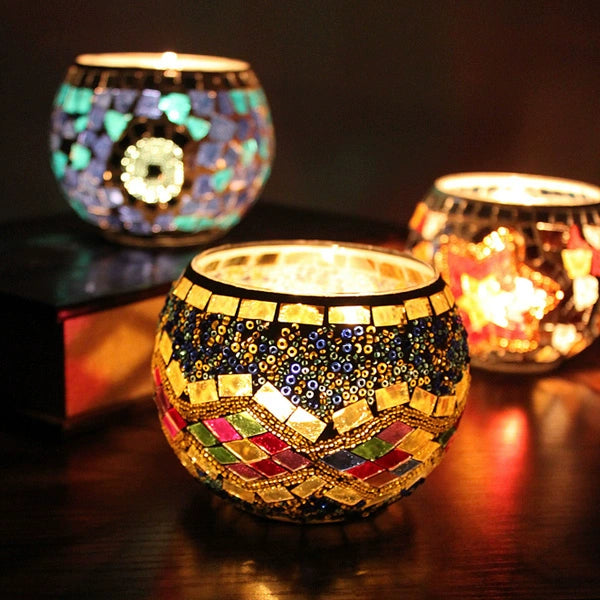 Mosaic European Style Vintage Gift Brilliant Bar Glass