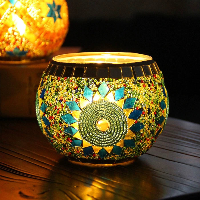 Mosaic European Style Vintage Gift Brilliant Bar Glass