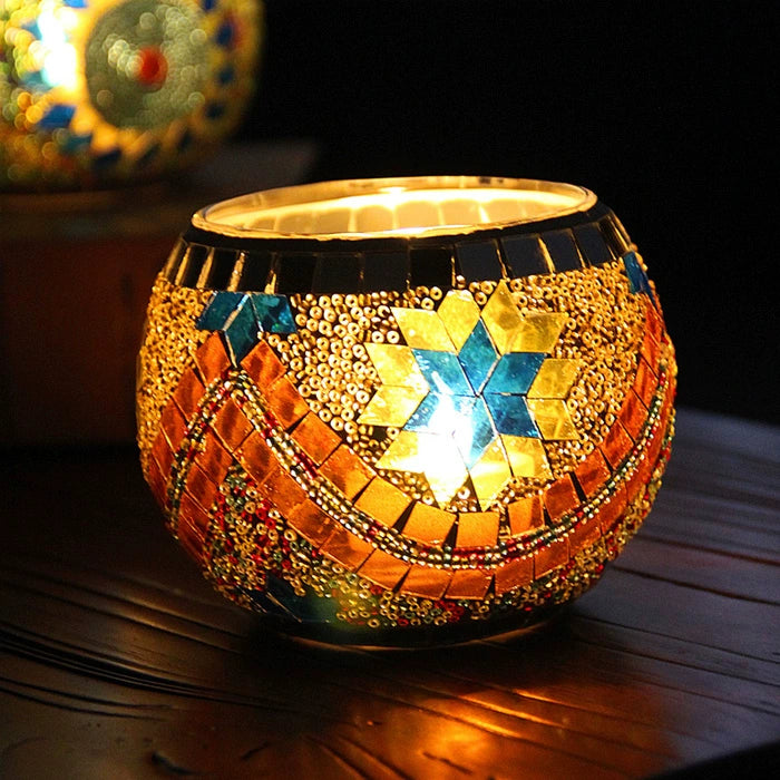 Mosaic European Style Vintage Gift Brilliant Bar Glass