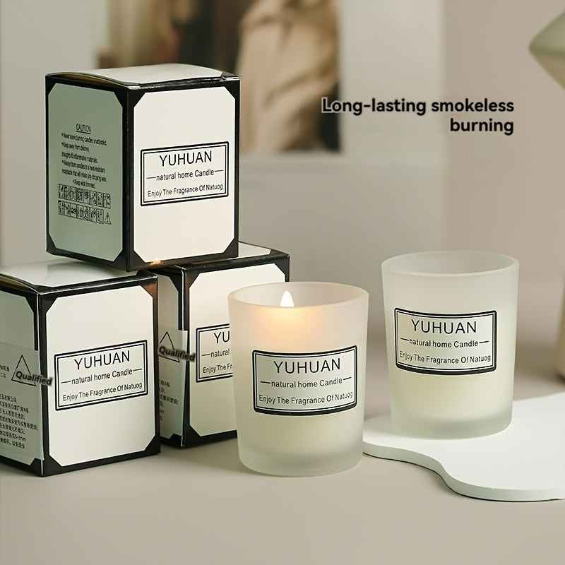 6pcs Total 17Oz. 80 Hour Burning Time with Multiple Fragrance Options, Essential Oil Scented Candles for Indoor Home Use, Soy Wax Scented Cups As a Souvenir. Suitable for Weddings And Birthdays. Anniversary Celebrations, Holi