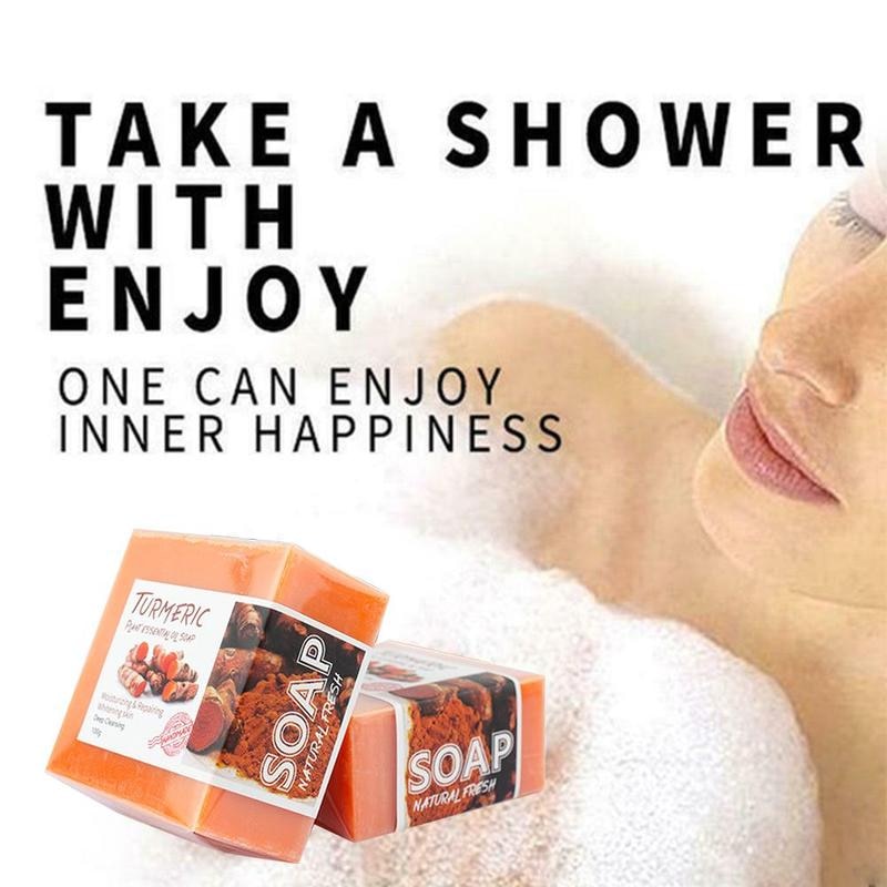Kojic Acid Whitening Soap Turmeric Soap For Face And Body  Acne Dark Spot Remover Natural Herbal  Lightening Glow Scar Remover