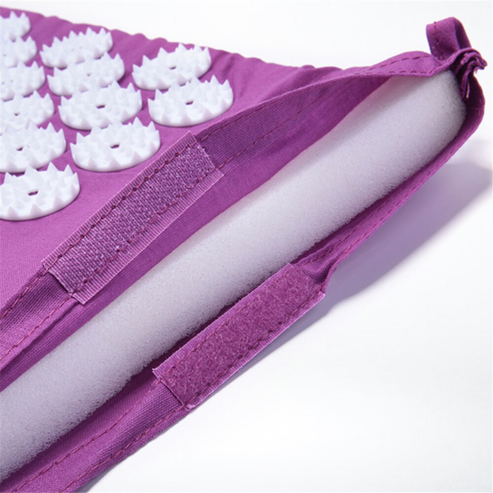 Acupressure Mat Yoga Mat Pillow Meditation Set Massage Mat Relieve Stress Body Pain Fitness Exercise Mats Yoga Massager Cushion