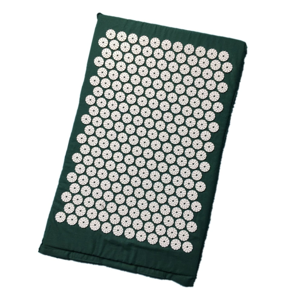Acupressure Mat Yoga Mat Pillow Meditation Set Massage Mat Relieve Stress Body Pain Fitness Exercise Mats Yoga Massager Cushion