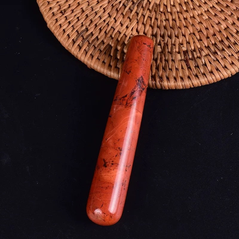 Rose Quartz Yoni Wand Natural White Crystal Massage Wand Obsidian Yoni Stick Natural Stone Body Massage Stick Face Massager Bar