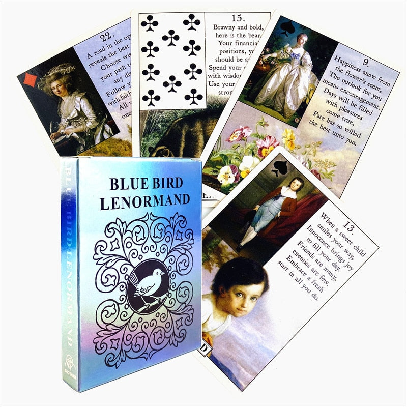 Newest clair de lenormand oracle cards Fate Divination Tarot Card Board Game With Online Guidebook For Adult Children Game