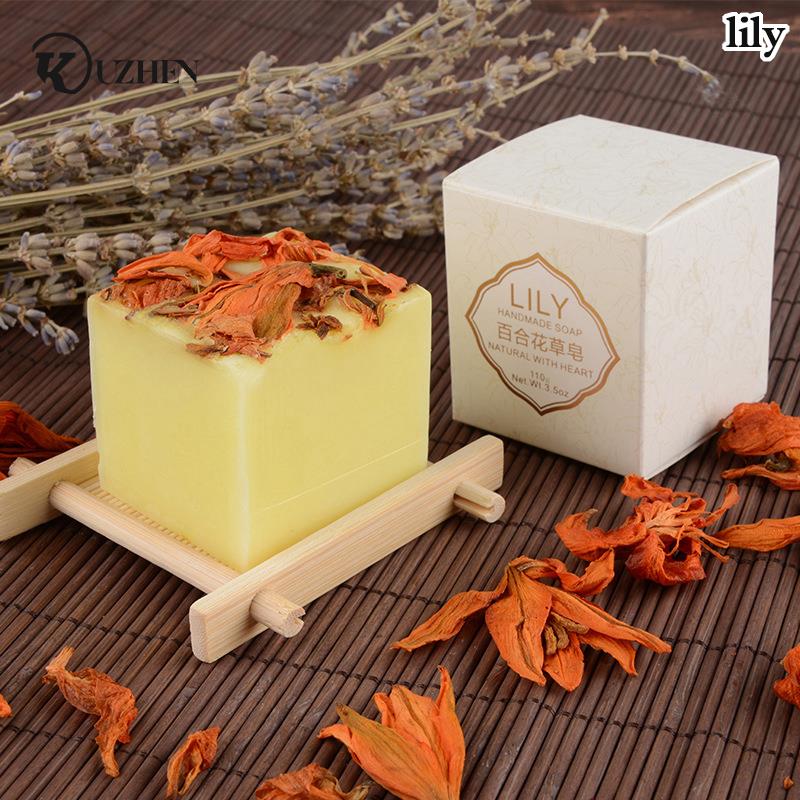 Dry Flower Essential Oil Soap Face Hand Nourishing Skin Care Cleansing Handmade Soap Bath Soap Natural Herbal Soap