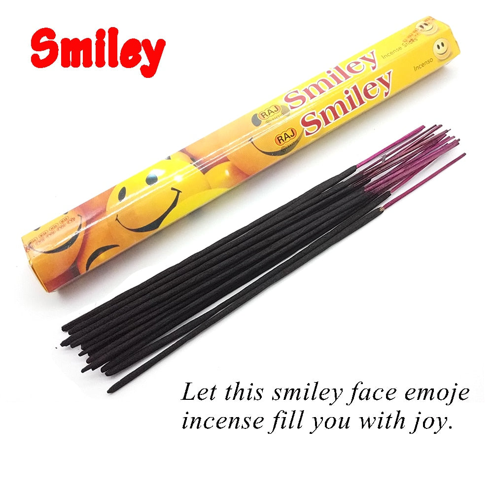 1 Box Incense Sticks White Sage Indian Flavor Incenses for Home Bedroom Meditation Yoga Fresh Air Scent Aroma Lavender Fragrance