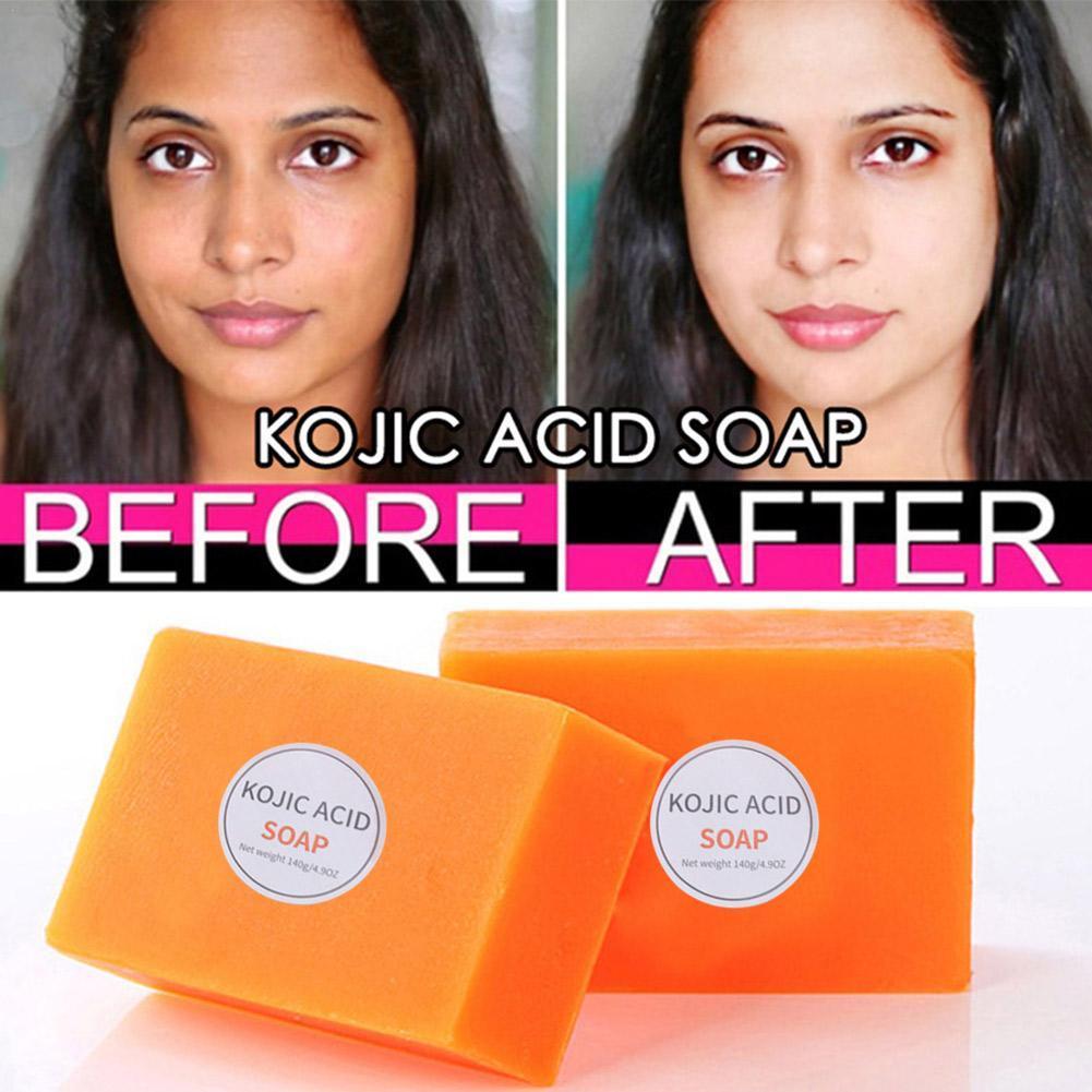 Kojic Acid Whitening Soap Turmeric Soap For Face And Body  Acne Dark Spot Remover Natural Herbal  Lightening Glow Scar Remover