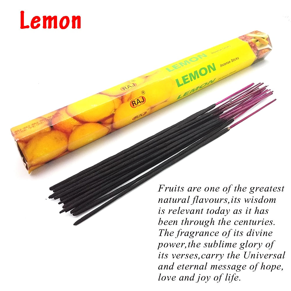 1 Box Incense Sticks White Sage Indian Flavor Incenses for Home Bedroom Meditation Yoga Fresh Air Scent Aroma Lavender Fragrance