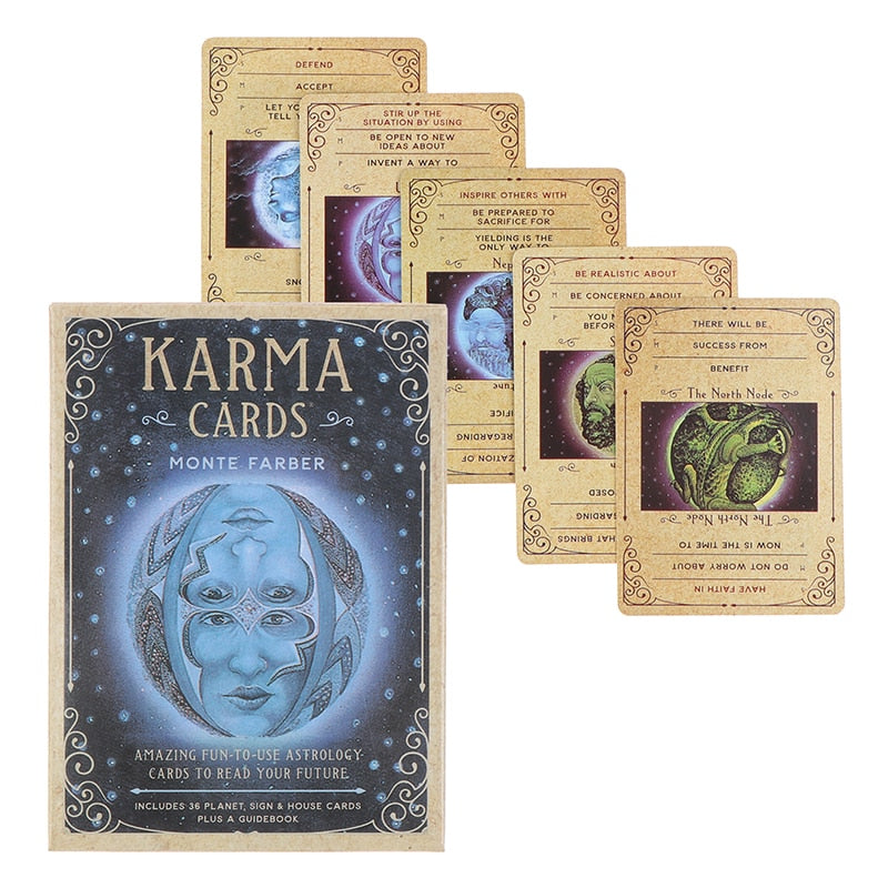 Karma Oracle Cards Tarot Cards Family Party Prophecy Divination Board Game Gift
