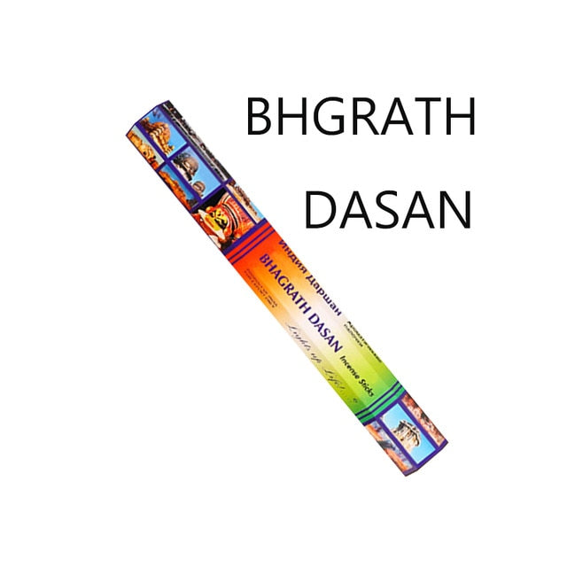 White Sage India Stick Incense Handmade Natural Meditation Sandalwood Frankincense Yoga Incense Flower Scent Tibetal 1box