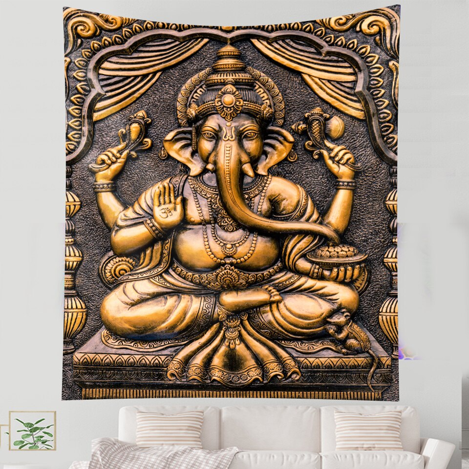 Indian gods, Hinduism, vertical frame, beauty, greeting cards, spirituality, art, traditional Bohemian Hippie wall decoration