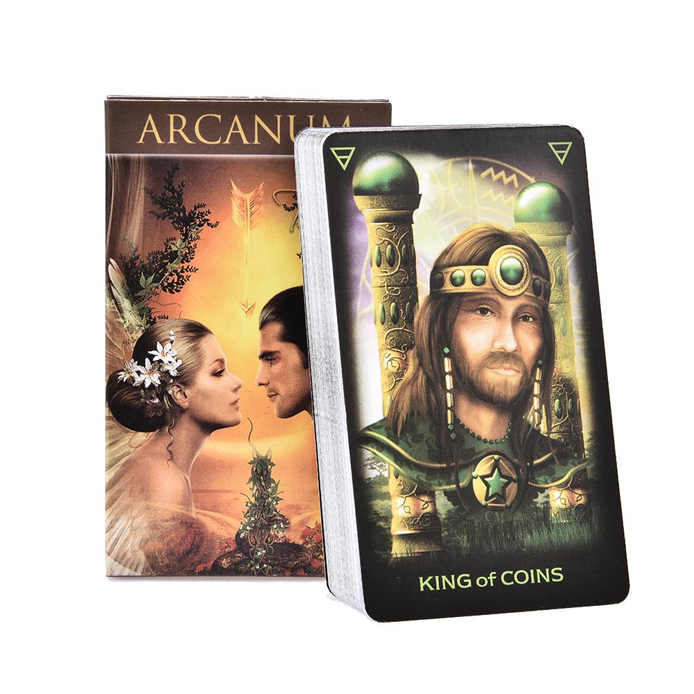 new Tarot deck oracles cards mysterious divination green witch tarot cards for women girls cards game board game