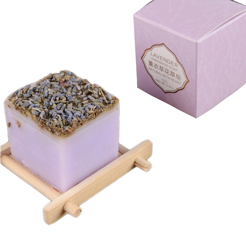 Dry Flower Essential Oil Soap Face Hand Nourishing Skin Care Cleansing Handmade Soap Bath Soap Natural Herbal Soap