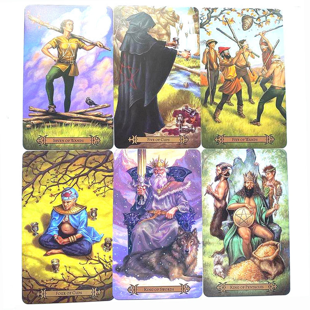 Modern Tarot Tarot Cards Deck Board Games English for Family Gift Party Playing Card Game Entertainment