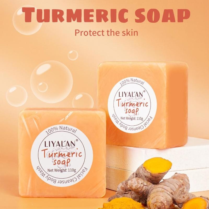 Kojic Acid Whitening Soap Turmeric Soap For Face And Body  Acne Dark Spot Remover Natural Herbal  Lightening Glow Scar Remover