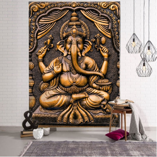 Indian gods, Hinduism, vertical frame, beauty, greeting cards, spirituality, art, traditional Bohemian Hippie wall decoration