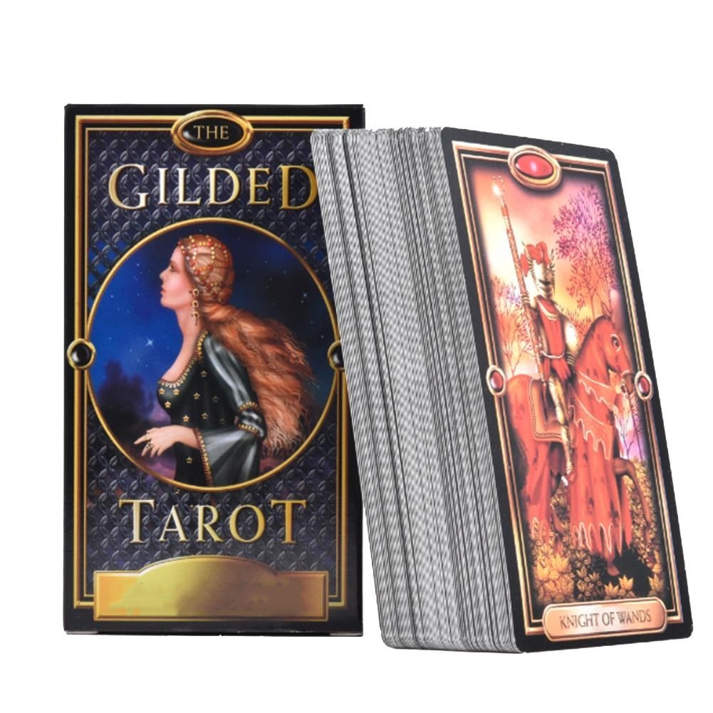 new Tarot deck oracles cards mysterious divination green witch tarot cards for women girls cards game board game