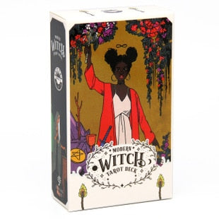 new Tarot deck oracles cards mysterious divination green witch tarot cards for women girls cards game board game