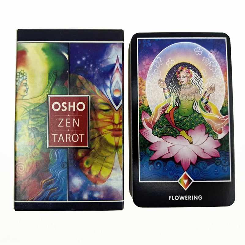 new Tarot deck oracles cards mysterious divination green witch tarot cards for women girls cards game board game
