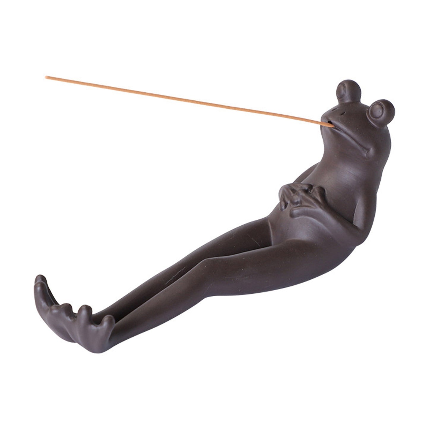 Frog Incense Stick Holder - Ceramic Insence Burner Ash Catcher, Incense Stand  Frog Ornament for Aromatherapy/Yoga