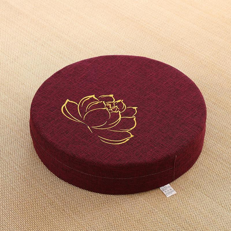 IZIMU 40X6CM Yoga Meditate PEP Hard Texture Meditation Cushion Backrest Pillow Japanese Tatami Mat Removable and Washable