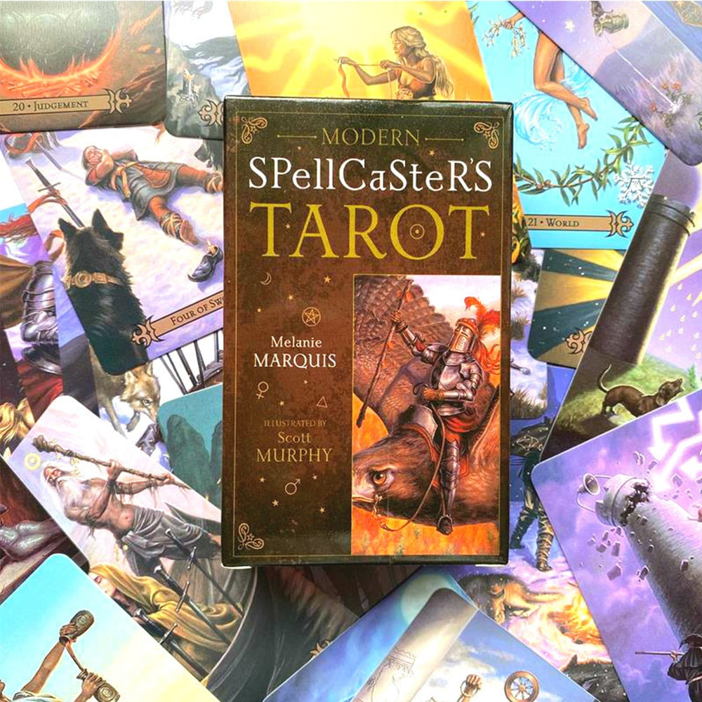 Modern Tarot Tarot Cards Deck Board Games English for Family Gift Party Playing Card Game Entertainment